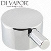 Round Chrome Flow Control Handle for Soak iBathUK SP6815 Shower Valve - 98HAZR Compatible Spare