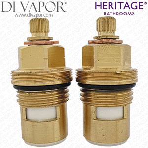 Heritage 99063XX02S Glastonbury Pair of Cartridges (Hot and Cold)