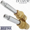 Bristan Cartridge Spare Cold and Hot Chrome Pair