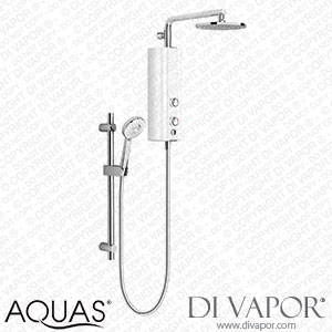 AQUAS AquaMax Flex Manual Smart 9.5KW White Electric Shower - A000266 Spare Parts