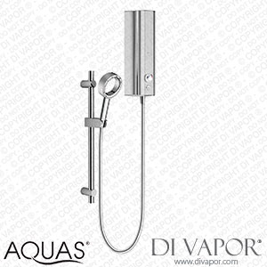 AQUAS Fit X-Jet Manual 9.5KW Full Chrome Electric Shower - A000283 Spare Parts