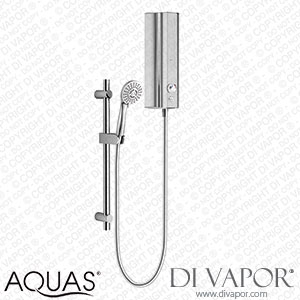 AQUAS Fit Ergo Manual 9.5KW Full Chrome Electric Shower - A000284 Spare Parts