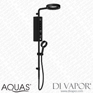 AQUAS Indulge Touch Inline X-Jet 9.5KW Matte Black Electric Shower - A000395 Spare Parts