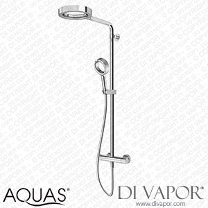 AQUAS XJET 200 Thermostatic Shower System - Chrome - A000461 Spare Parts