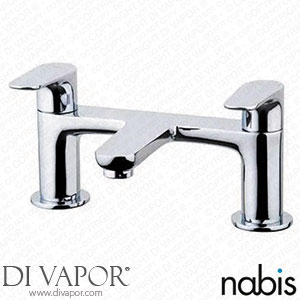 Nabis A05032 Swish Two Tap Hole Bath Filler Tap Chrome Spare Parts