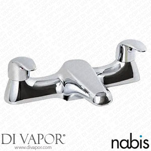 Nabis A05402 Alia Deck Mounted 3/4-Turn Bath Filler Mixer Tap with Ceramic Disc Spare Parts