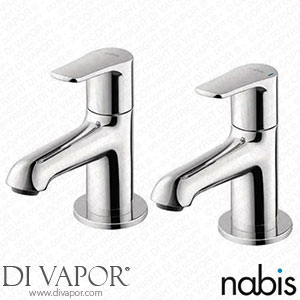 Nabis A05490 Galene Lever Basin Pillar Tap Chrome (Pack of 2) Spare Parts