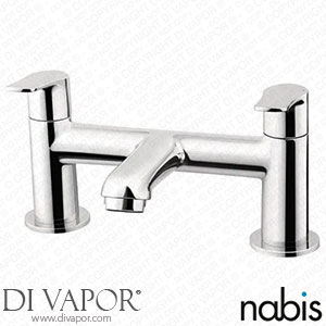 Nabis A05493 Galene Lever 2-Tap Hole Bath Filler Tap Chrome Spare Parts