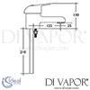 Ideal Standard Tratto Single Lever 1 Taphole Bath Filler Dimensions