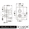 Hudson Reed A3003V A3242 Spare Parts Diagram