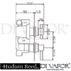 Hudson Reed Tec Shower Valve Dimension