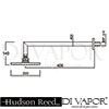 Hudson Reed A3023 A3207 A3288 PN31- P zazz fixed head Spare Parts Diagram