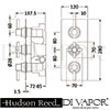 Hudson Reed A3023 A3207 A3288 PN310 Shower Valve Spare Parts Diagram