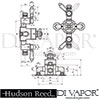 Hudson Reed Traditional Shower Valve Dimensions