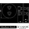 Hudson Reed A3094 A3288 Shower Valve Spare Parts Diagram