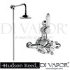 Hudson Reed Traditional Valve With Rigid Riser Kit Shower Rose Spare Parts