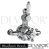 Hudson Reed Traditional Valve With Rigid Riser Kit Shower Rose Spare