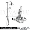 Hudson Reed Twin Shower Valve With Victorian Rigid Riser Kit Spare Parts