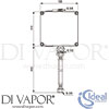 Ideal Standard A3809NU Spare Diagram