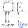 Ideal Standard A3811NU Spare Diagram