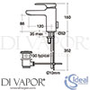 Ideal Standard A3903AA Mixer Spare Diagram