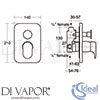 Ideal Standard A3916AA Mixer Spare Diagram