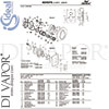 Ideal Standard A3916AA Mixer Spare Tech Diagram