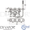 Ideal Standard A3920AA Mixer Spare Diagram