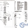 Ideal Standard Moments Single Lever 1 Taphole Bath Filler Spares