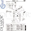 Ideal Standard A4278AA Mixer Spare Tech Diagram