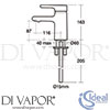 Ideal Standard A4609AA Spare Diagram