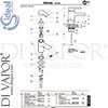 Ideal Standard A4609AA Spare Tech Diagram