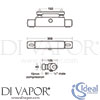 Ideal Standard A4813AA Spare Diagram