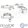 Ideal Standard A4899AA Mixer Spare Diagram