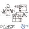 Ideal Standard A5322AA GEN1 Spare Diagram