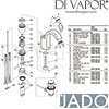 Jado Glance Single Lever Tap Spares