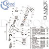 Ideal Standard Ceramix Blue Single Lever Basin Mixer Spares