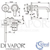 Ideal Standard A5933AA Mixer Spare Diagram