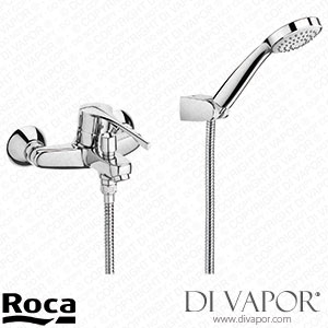 Roca PRO - Wall-Mounted Bath-Shower Mixer with Automatic Diverter (A5A0123C02) Spare Parts