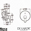 Roca Spare Diagram