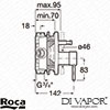 Roca Spare Diagram