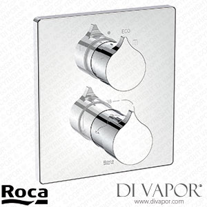 Roca Built-In Thermostatic Bath-Shower Mixer with Automatic Diverter and 2 Outlets (A5A0C3AC00) Spare Parts