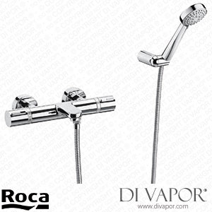 Roca Thermostatic Wall-mounted Bath-Shower Mixer with Diverter-Flow Regulator (A5A1109C00) Spare Parts