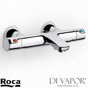 Roca Wall-Mounted Thermostatic Bath-Shower Mixer with Diverter-Flow Regulator (A5A1118C00) Spare Parts