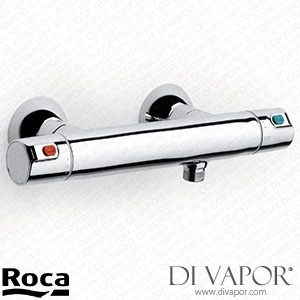 Roca Wall-Mounted Thermostatic Shower Mixer (A5A1318C00) Spare Parts