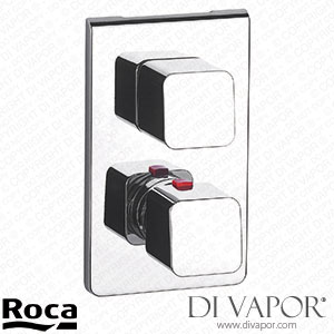 Roca 1/2-1/2 Built-In Thermostatic Bath or Shower Mixer (40 l/min) with Built-In Shut-Off Valve (A5A2950C00) Spare Parts