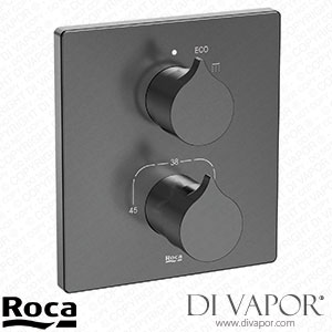 Roca Built-In Thermostatic Bath-Shower Mixer with Automatic Diverter and 2 Outlets (A5A2C3ANM0) Spare Parts