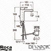 Roca Spare Diagram