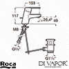 Roca Spare Diagram