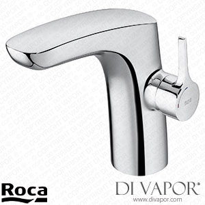 Roca Single Lever Medium Height Basin Mixer with Smooth Body Cold Start 3/8 (A5A323AC00) Spare Parts